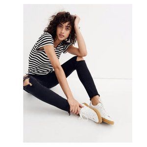 Madewell High Rise Skinny Size 24 Black Wash Jeans